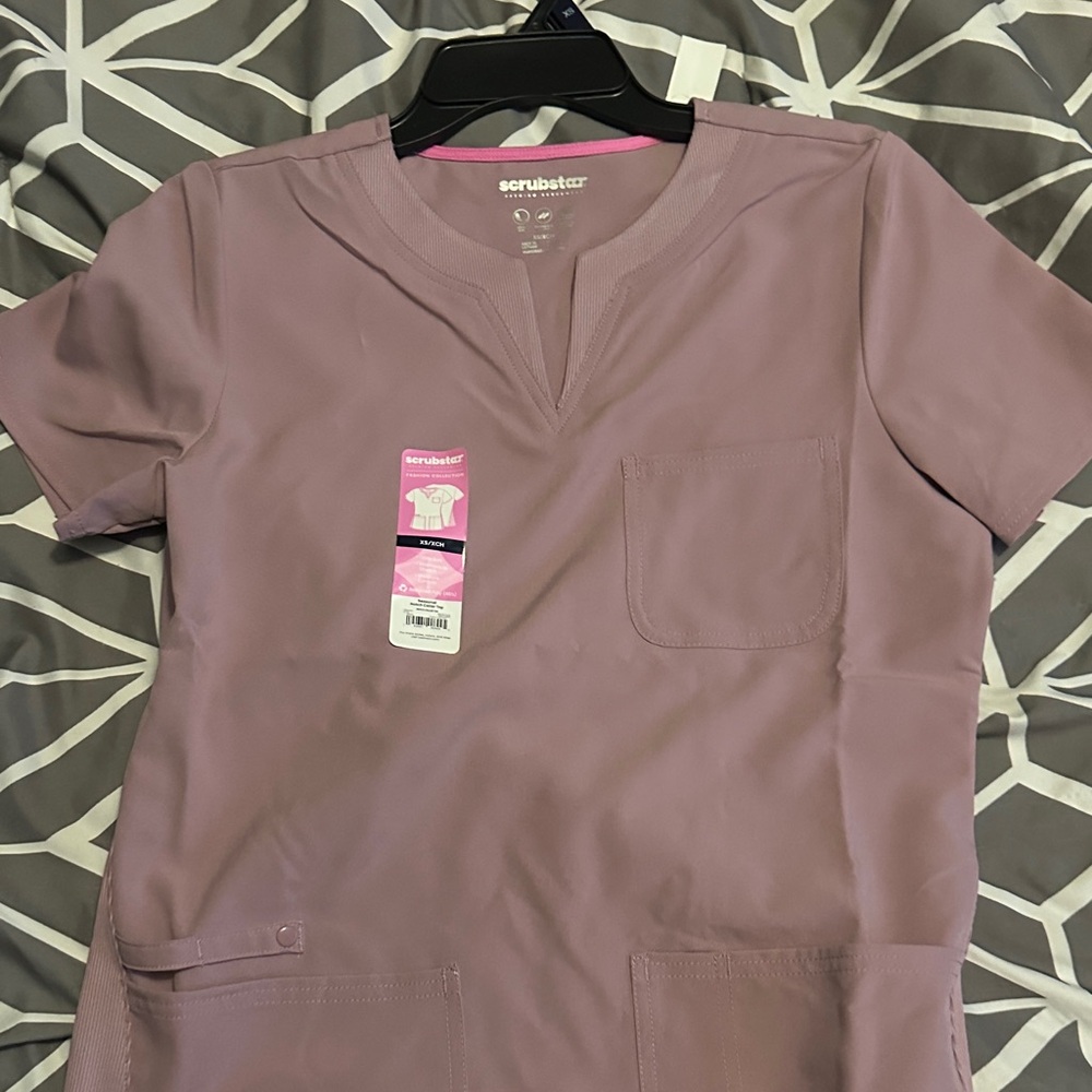 Scrubstar Mauve Scrub Top